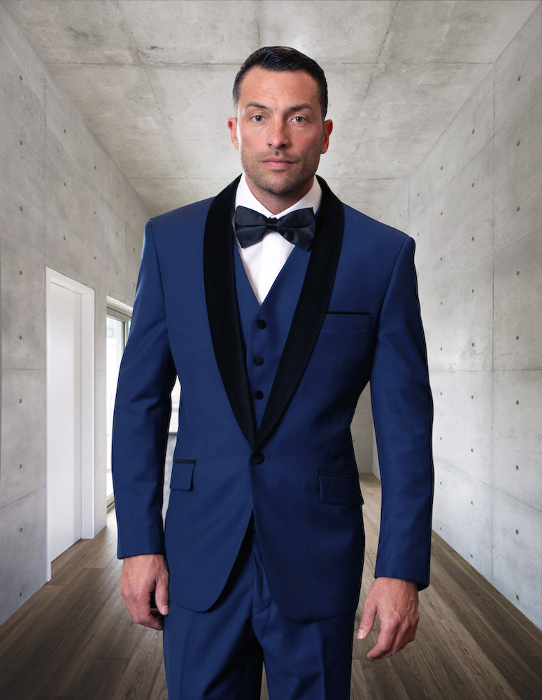 blue tuxedos for weddings